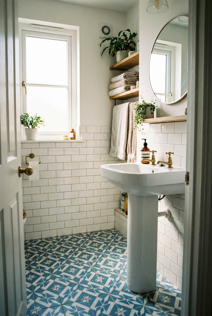 Patterned Floor Tiles
