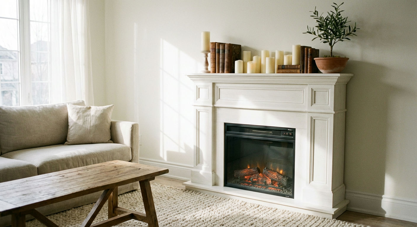 Create a Faux Fireplace