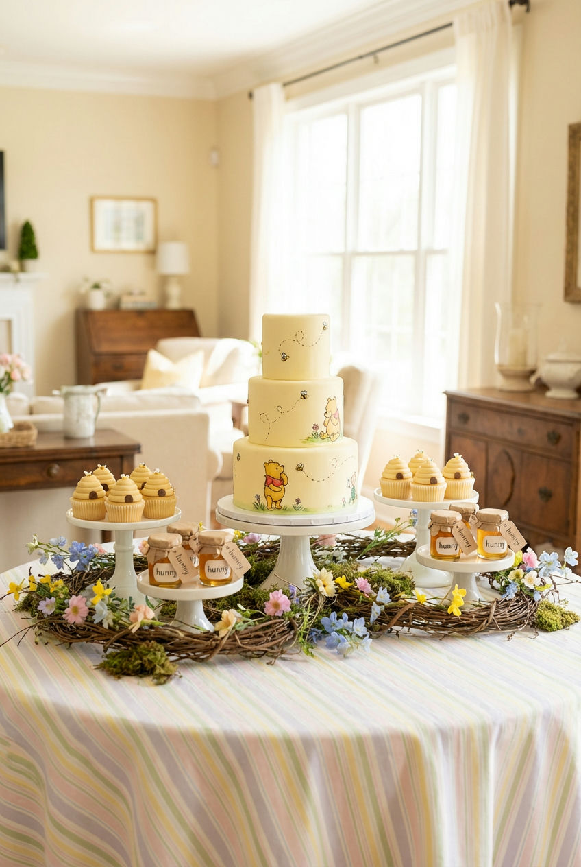 Whimsical Winnie the Pooh Cakes & Treats