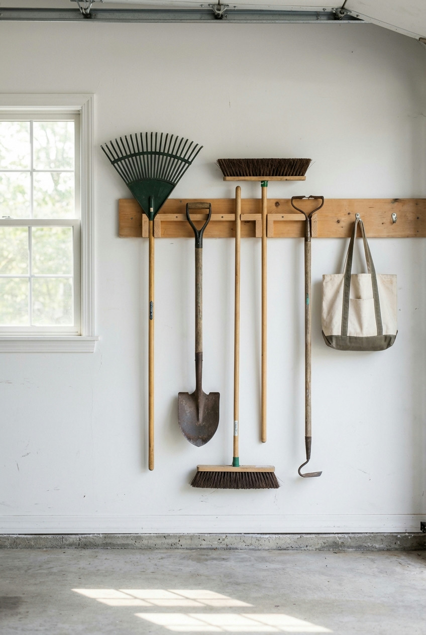 Garden Tool Organizer Rack
