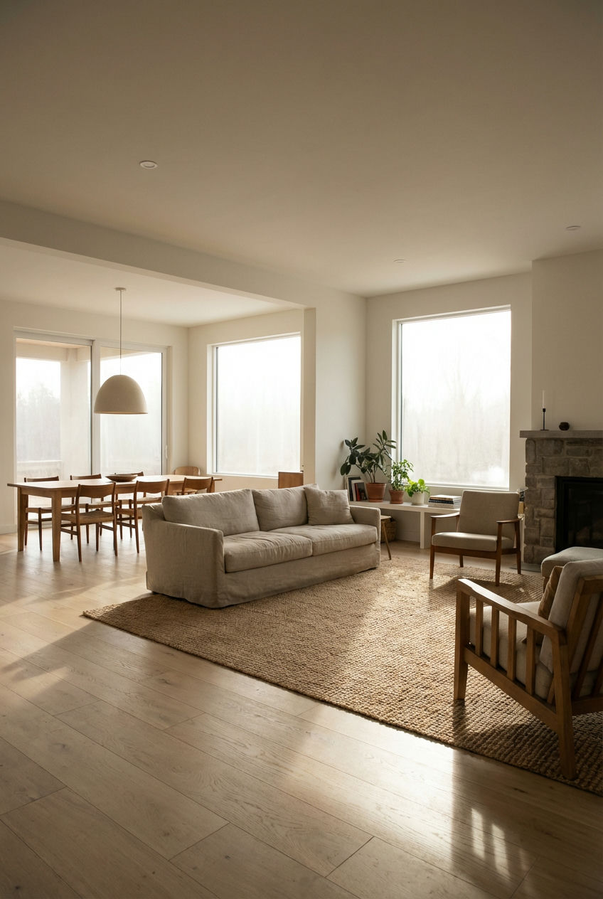 Open-Concept Layouts with Defined Zones