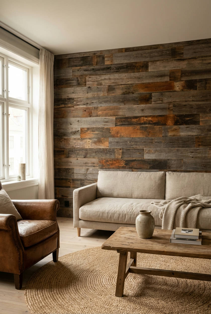 Reclaimed Wood Accent Walls