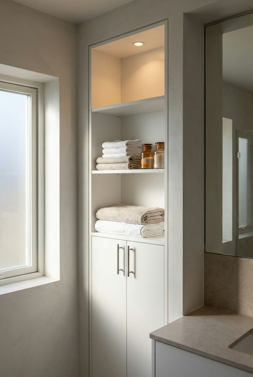 Bathroom Storage Towers