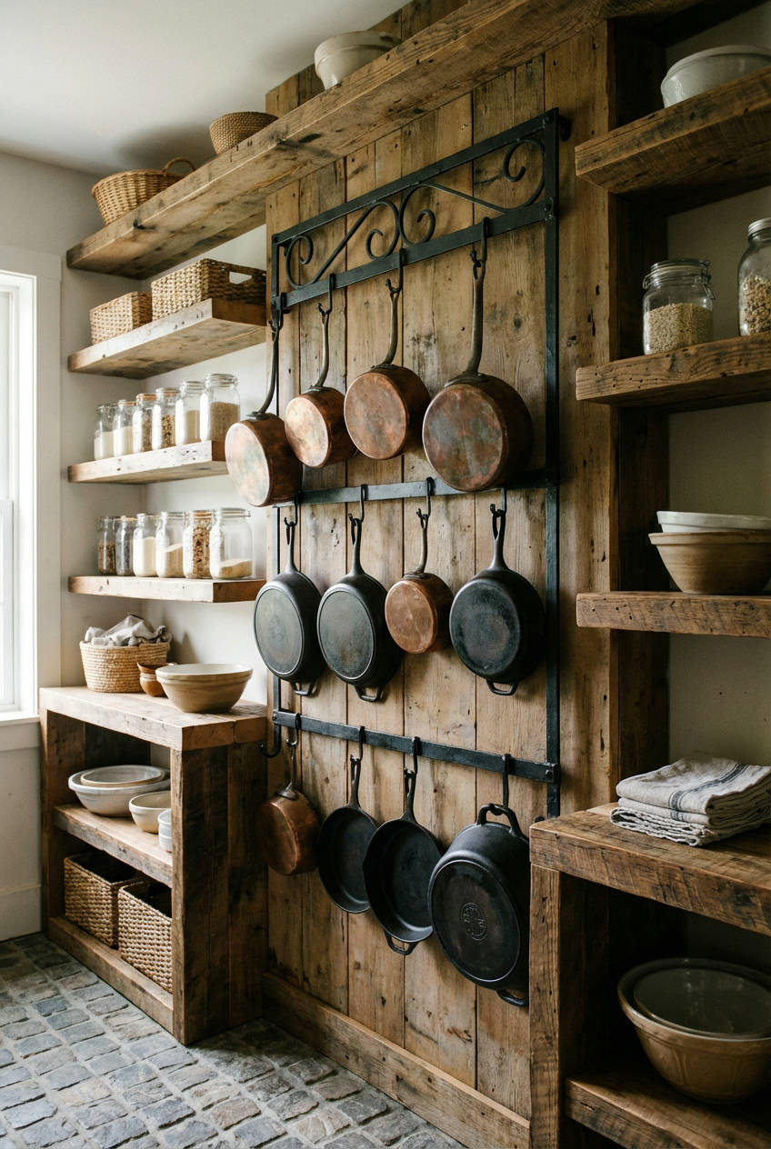 Wall-Mounted-Pot-Racks