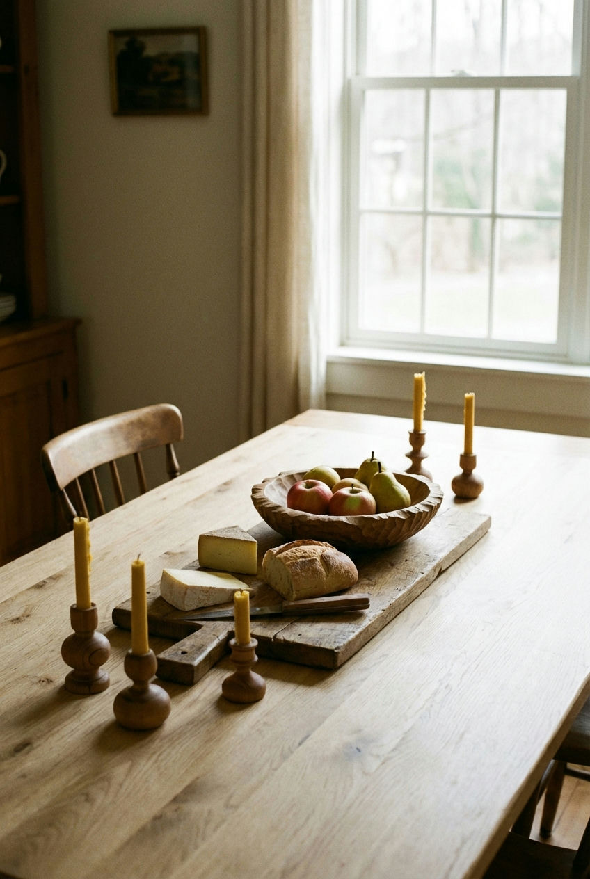 Rustic Warmth with Wooden Accents
