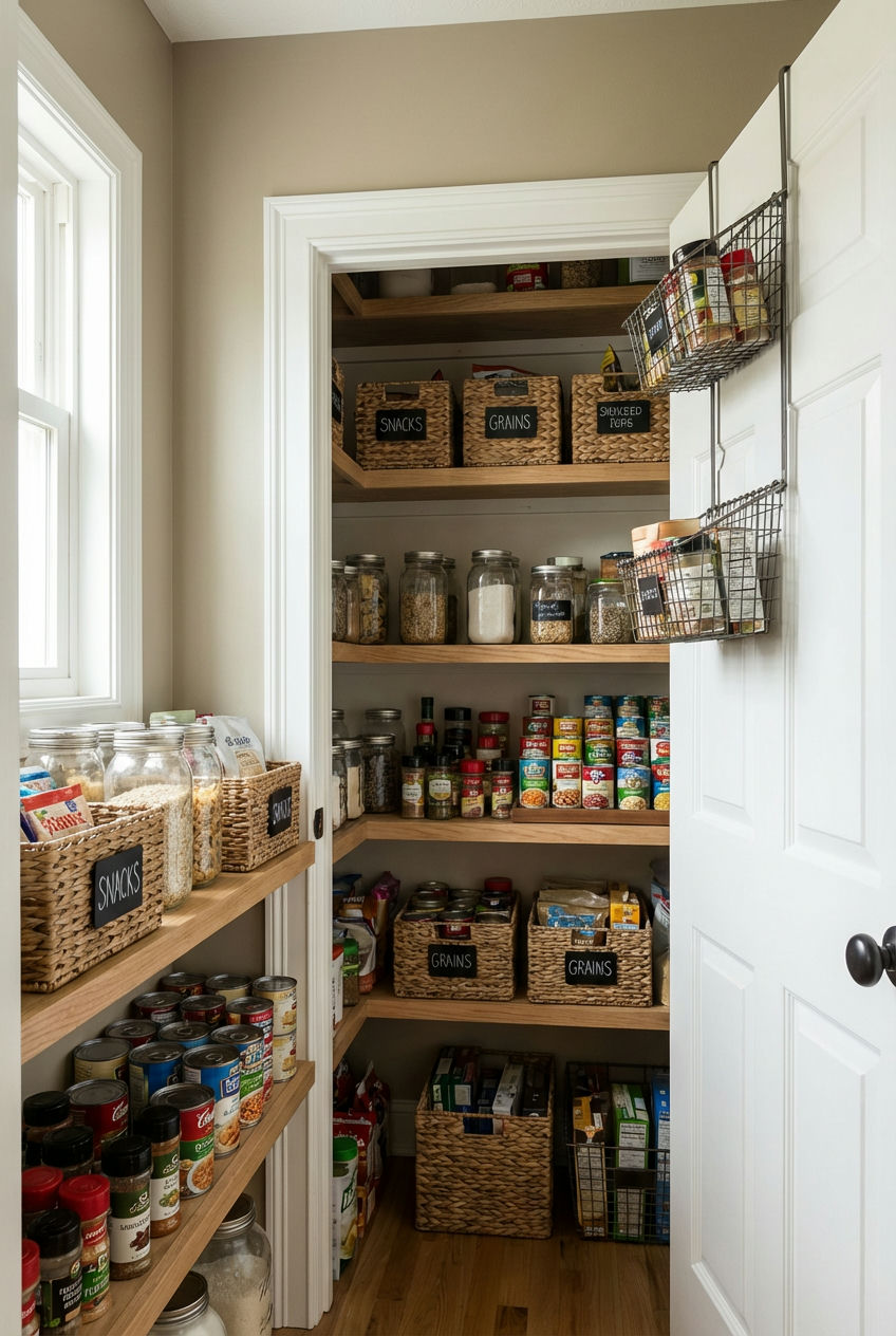 Ideas for Small Closet Pantry Transformation