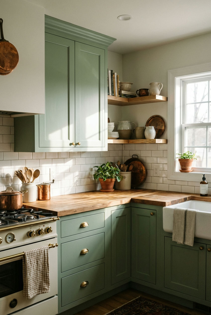 Soft Moss Green
