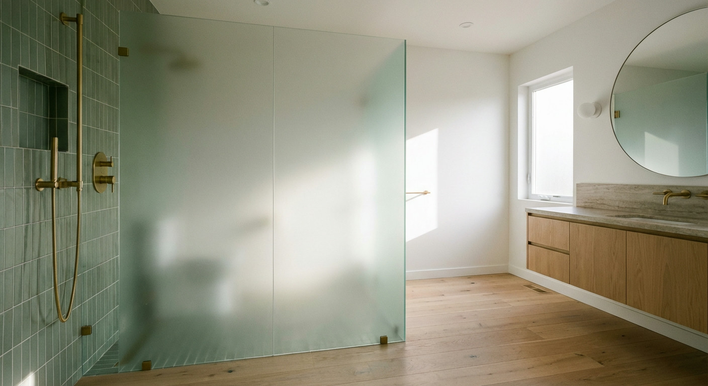 Frosted Glass Partitions