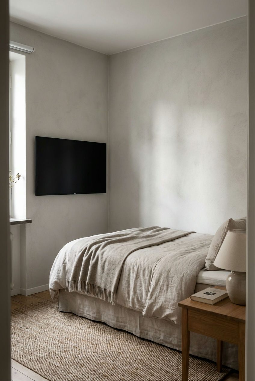 Wall-Mounted TV
