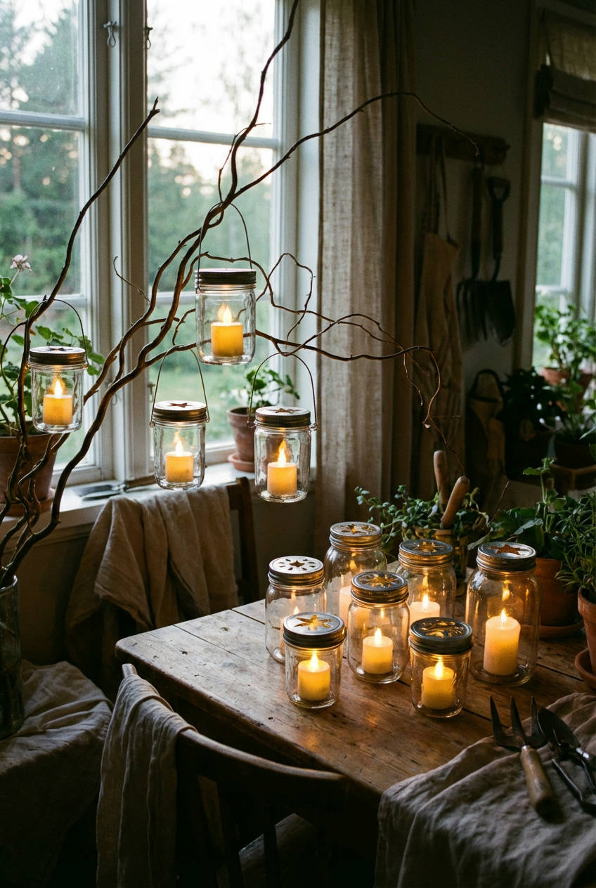 DIY Garden Lanterns