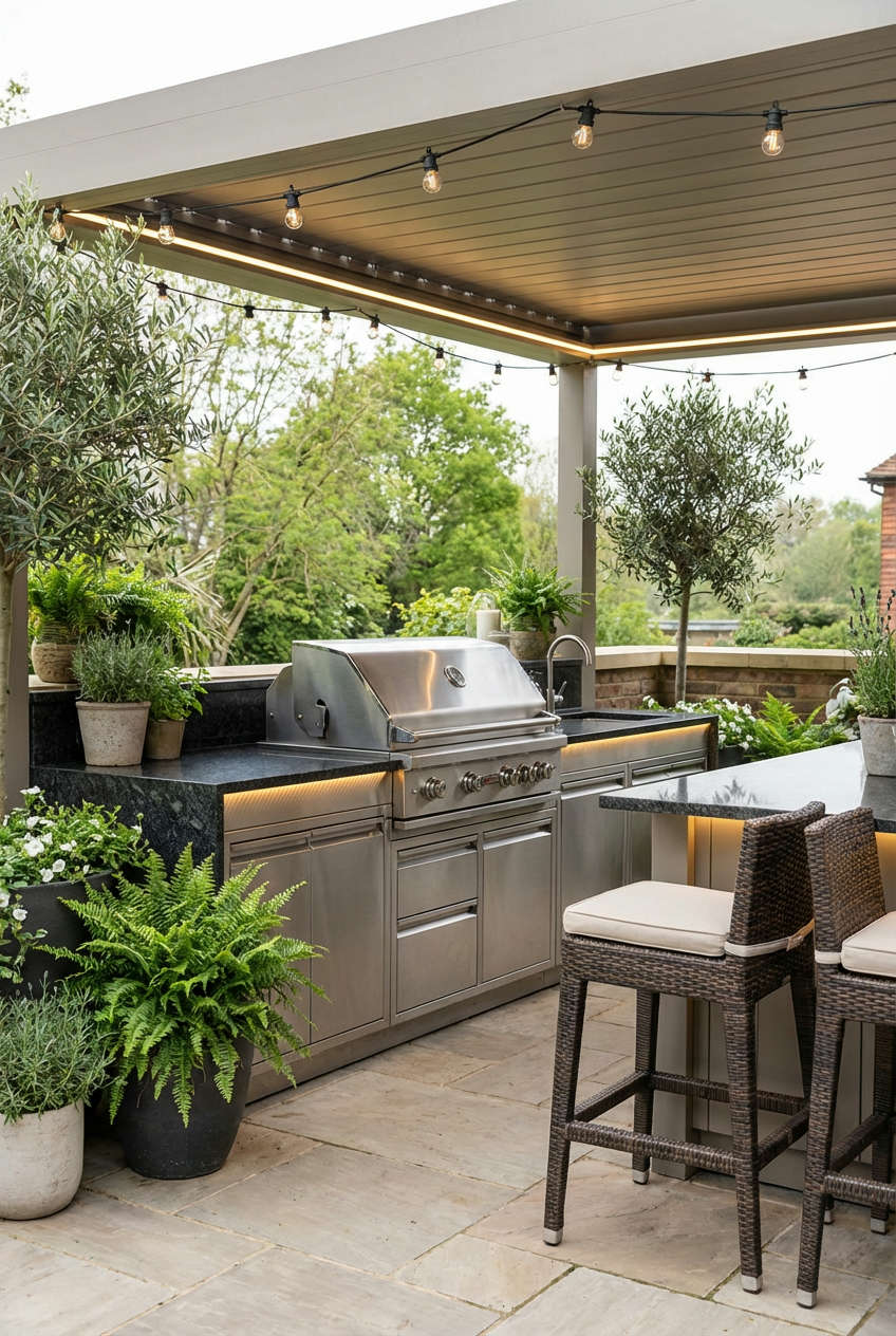 Upscale Outdoor Kitchen