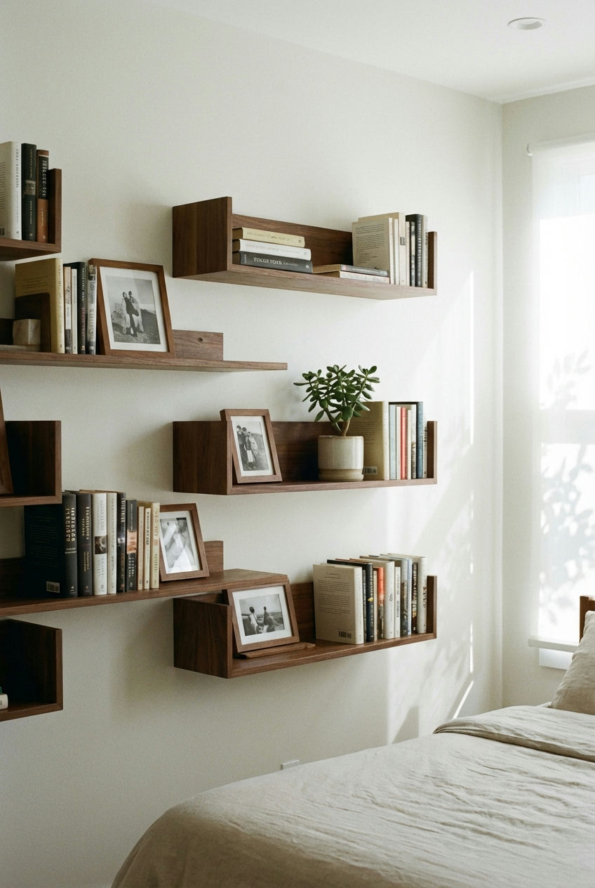Wall-Mounted-Bookshelves