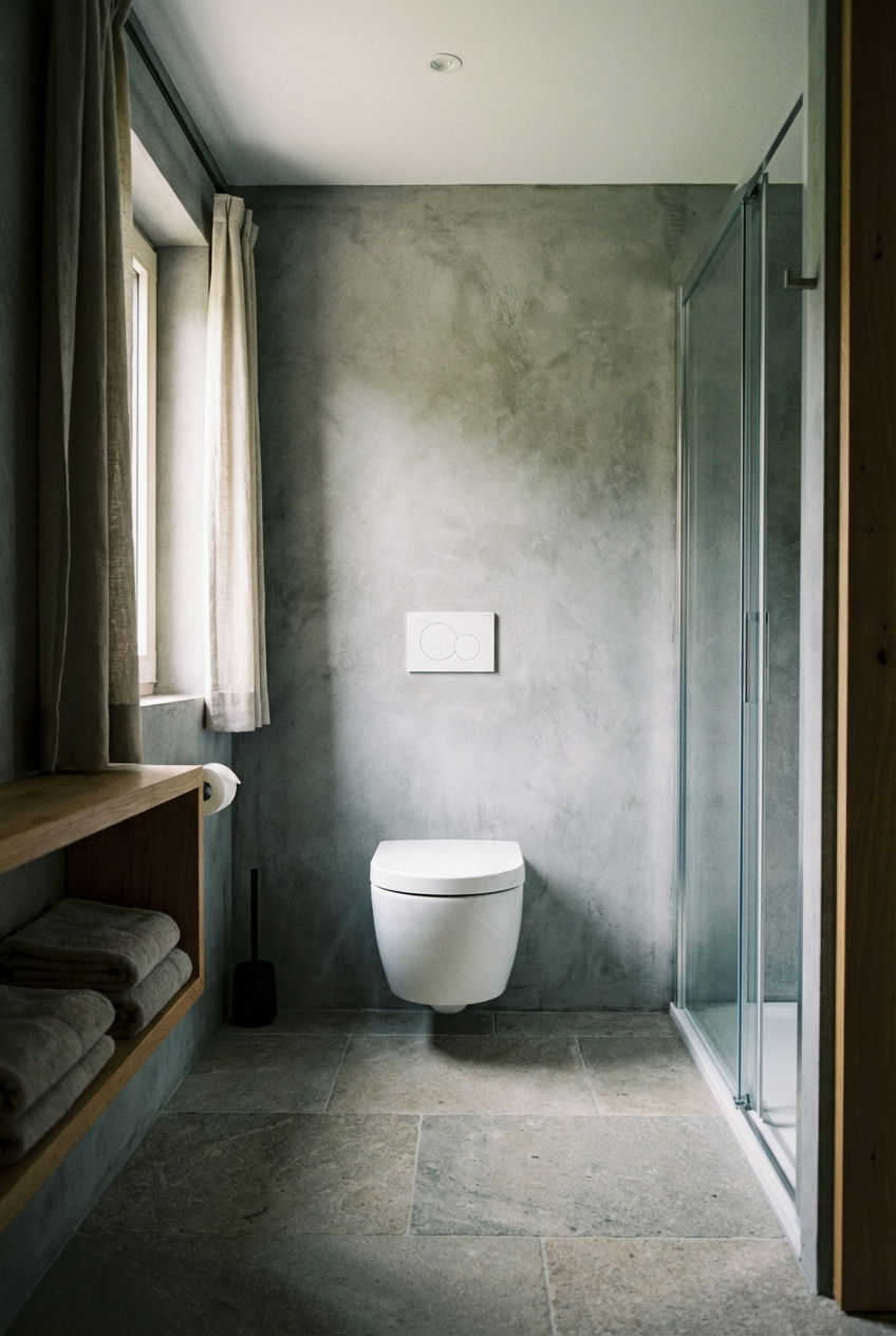 Wall-Mounted Toilet