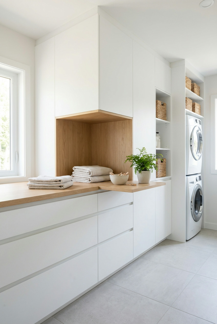 Integrated-Folding-Station-with-Drawers
