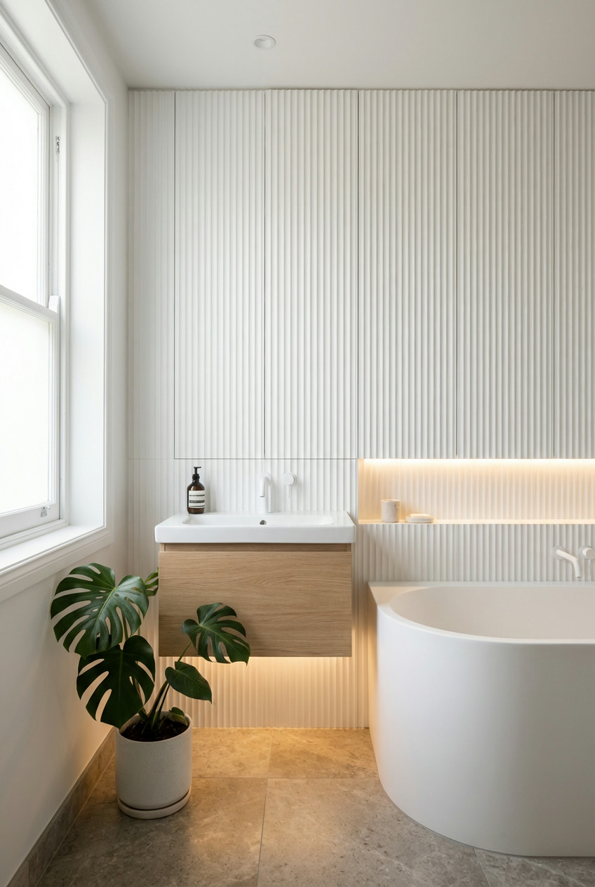 The Elevated Scandinavian Bathroom