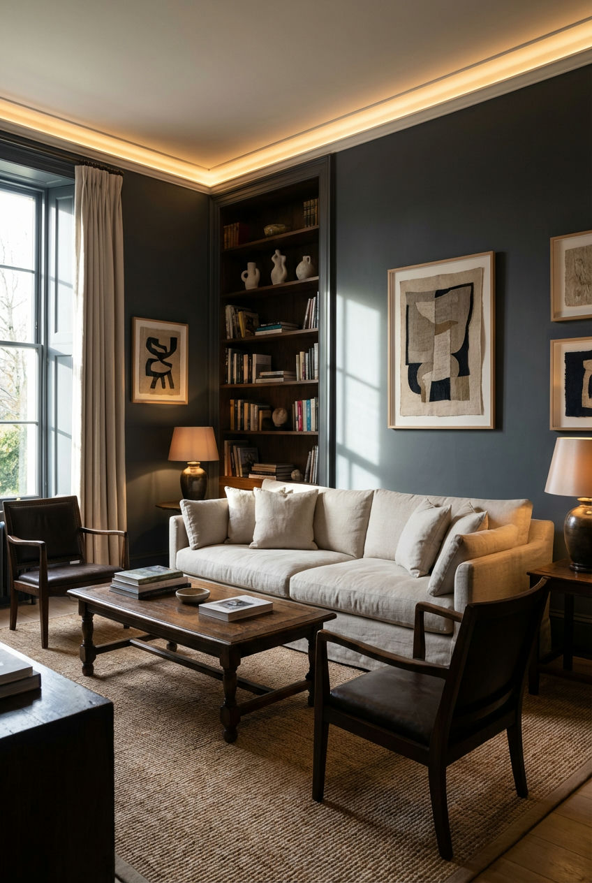 Moody Gray Walls