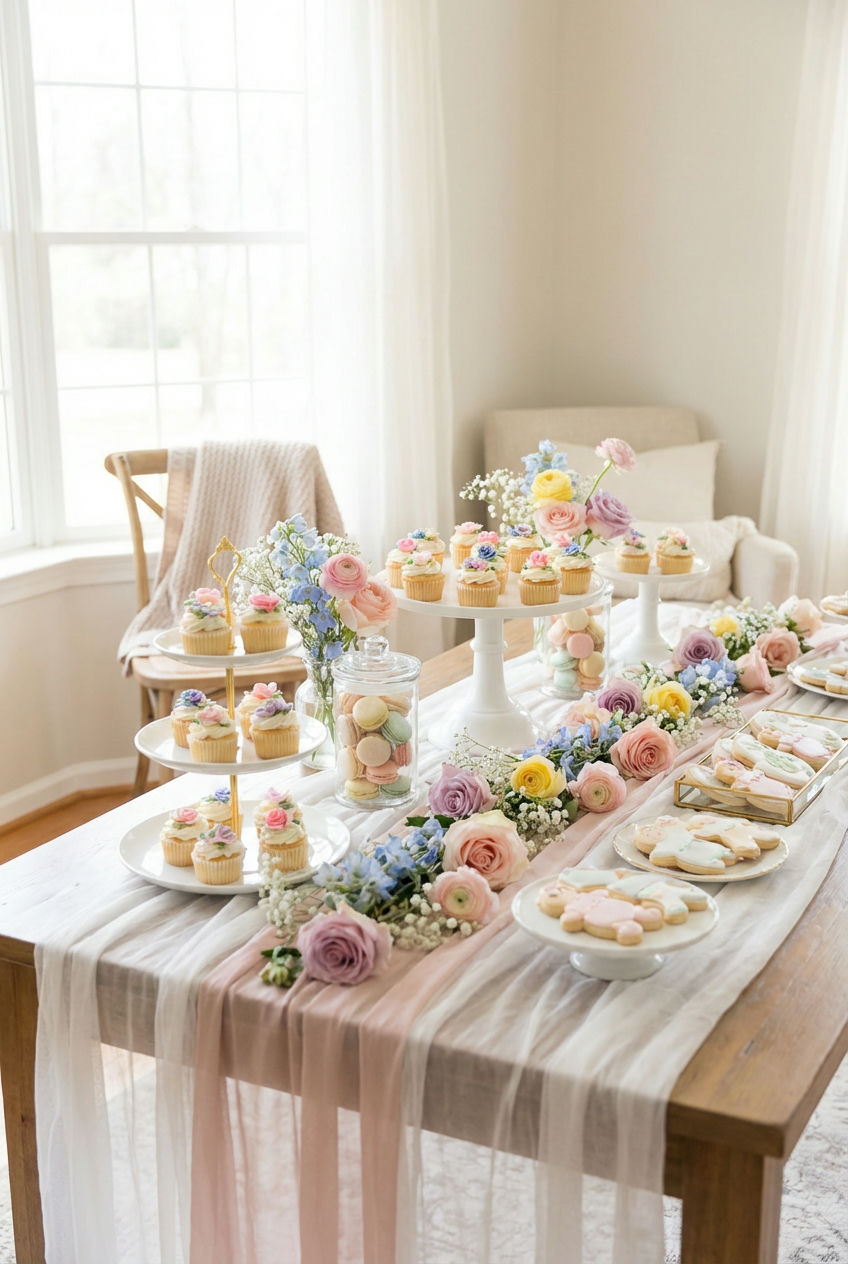 Baby in Bloom Pastel Wonderland