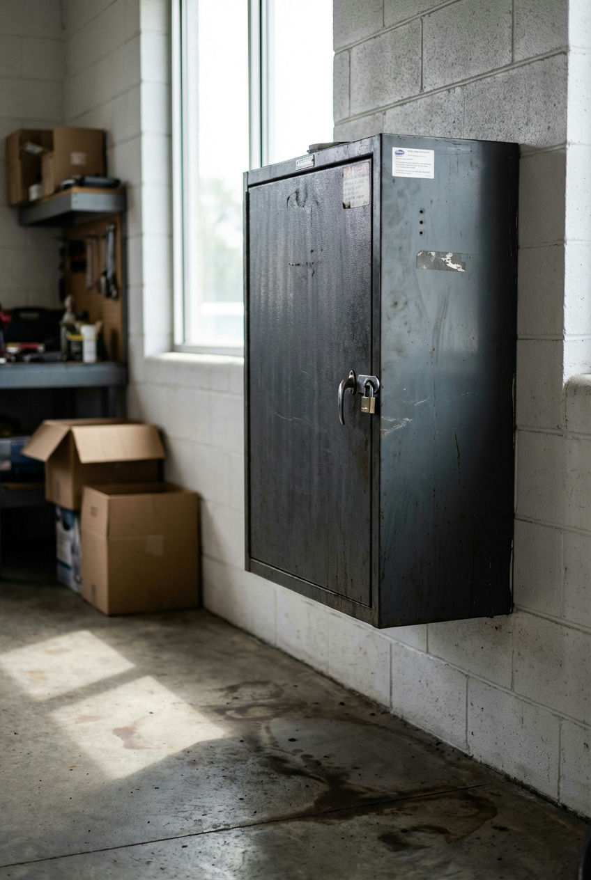 Automotive Fluid Cabinet