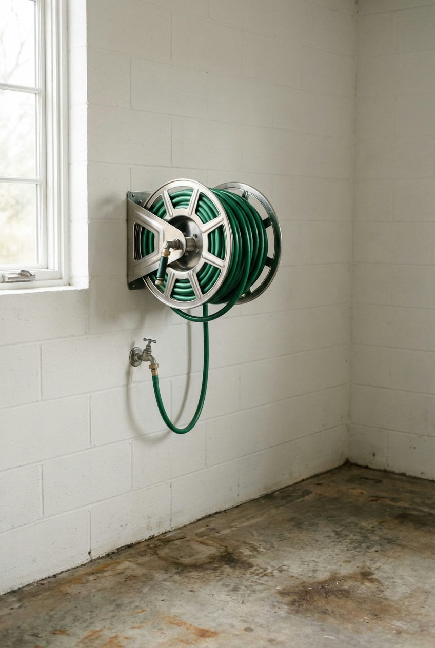 Wall-Mounted-Hose-Reel