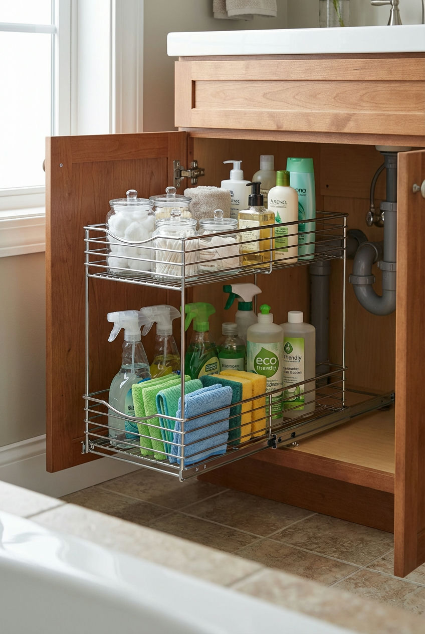 Under-Sink Pull-Out Drawers