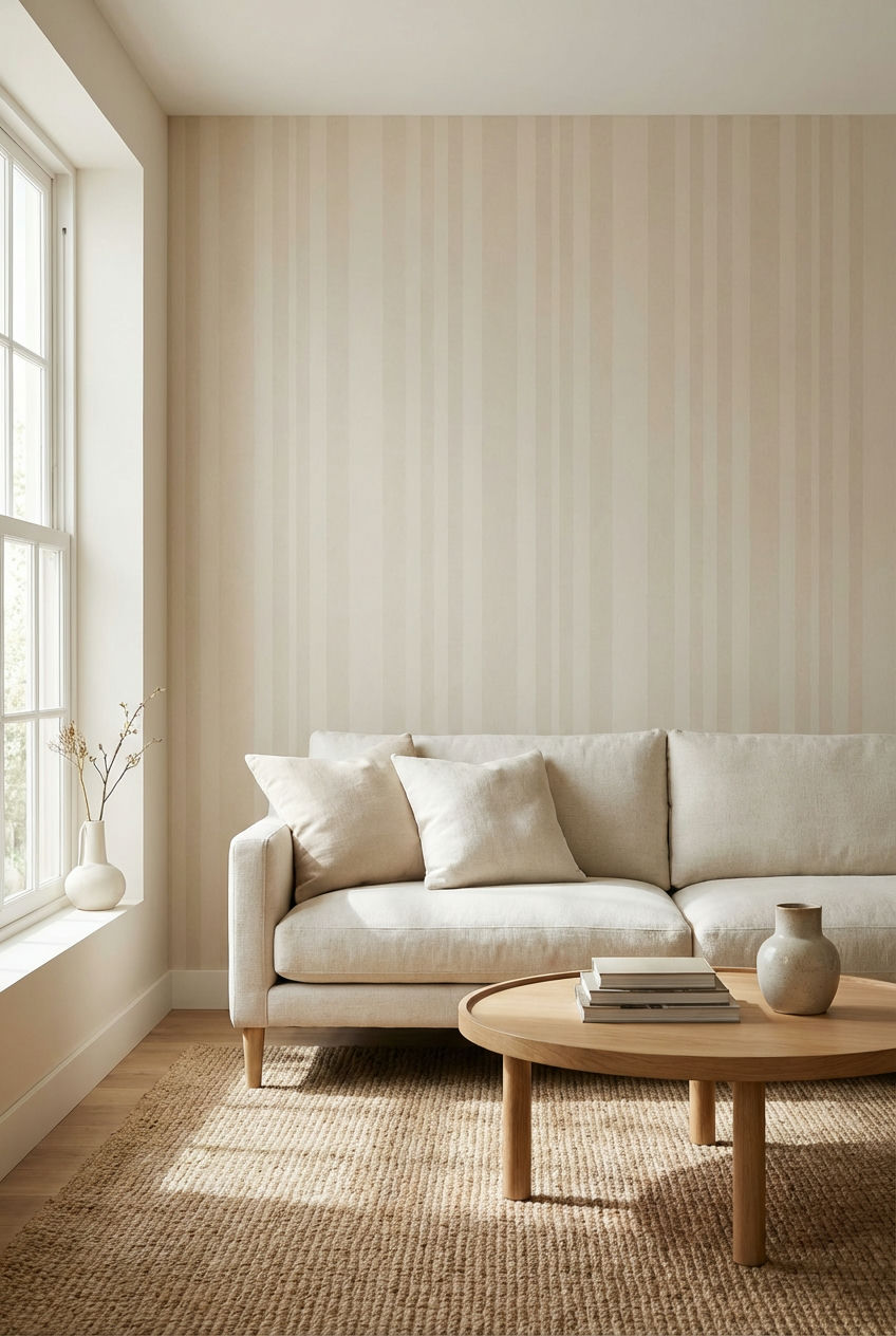 Subtle Striped Wallpaper