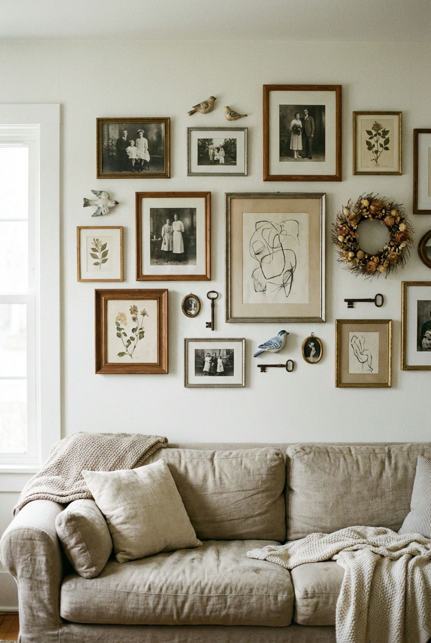 Gallery Walls with Personal Touches