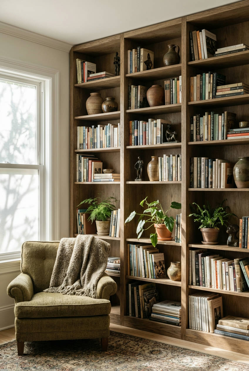 Bookshelves as Statement Pieces