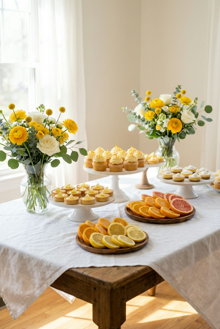 Citrus Sunshine Bridal Shower
