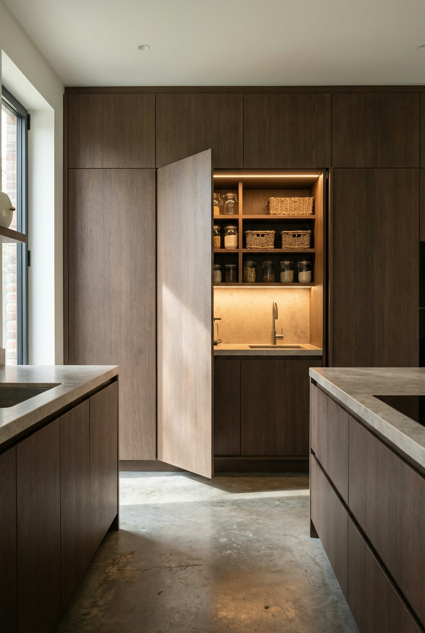 Walk-In Pantries & Hidden Sculleries