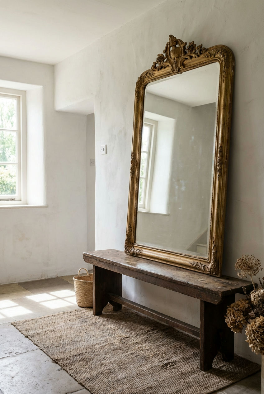 Oversized Mirrors as Decor