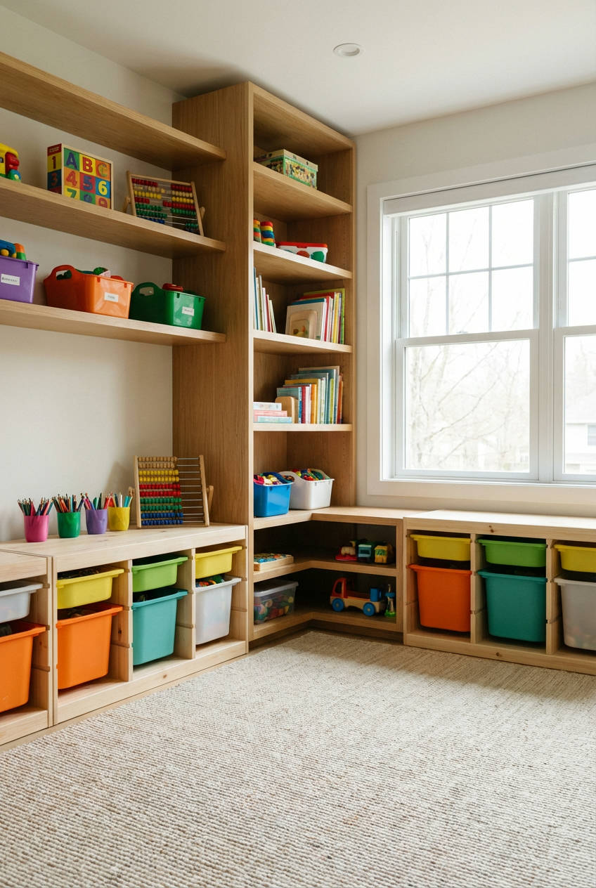 Kids Playroom Storage