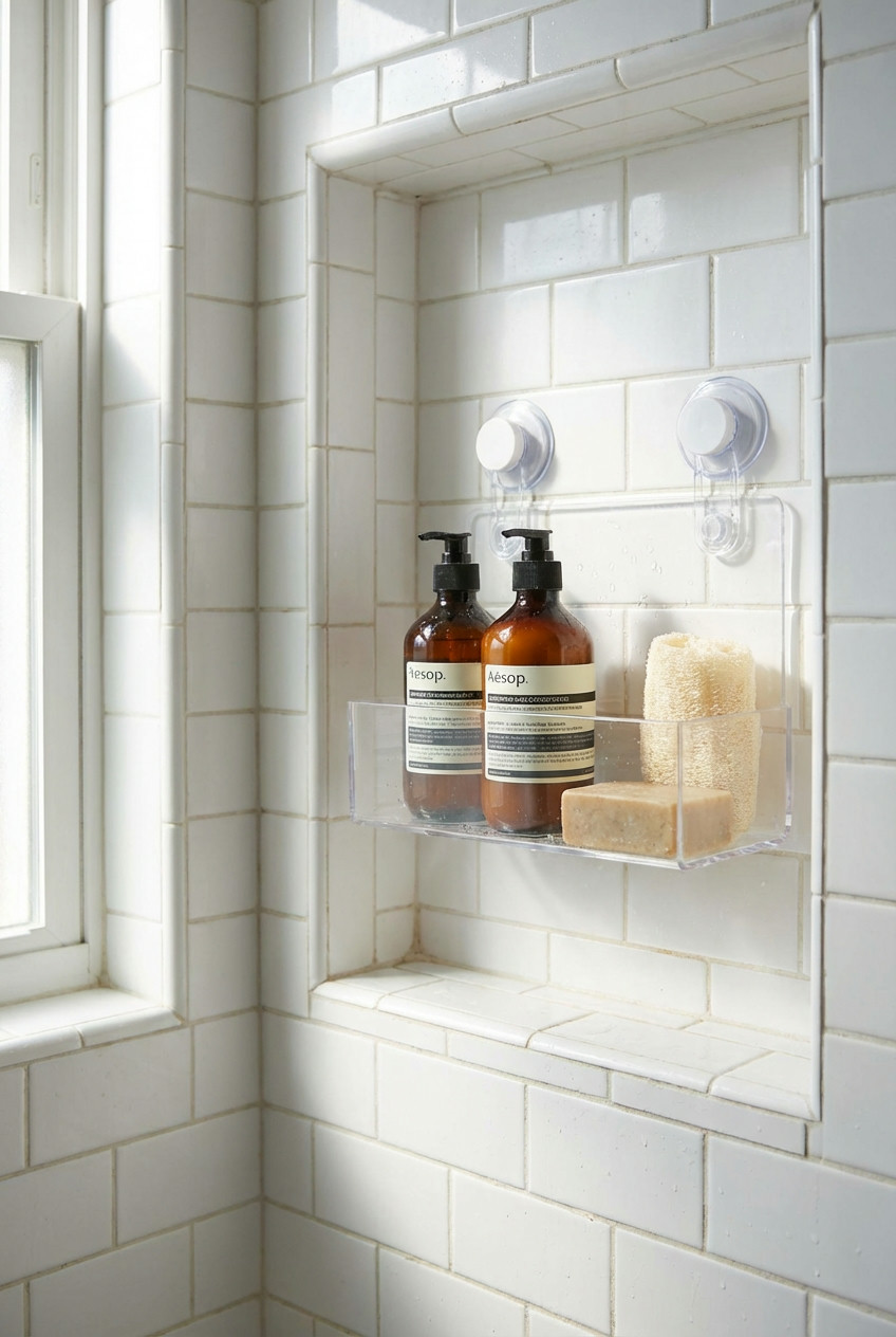 Shower Caddies with Suction Cups