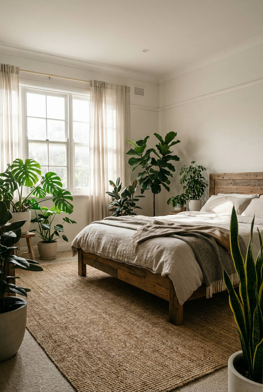 Biophilic Bedroom Oasis