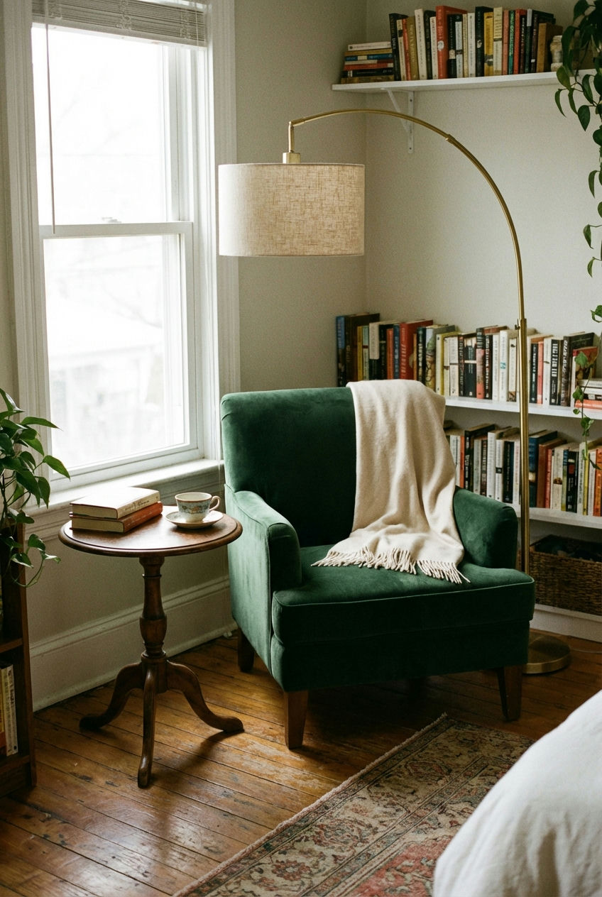 Curated Reading Nook