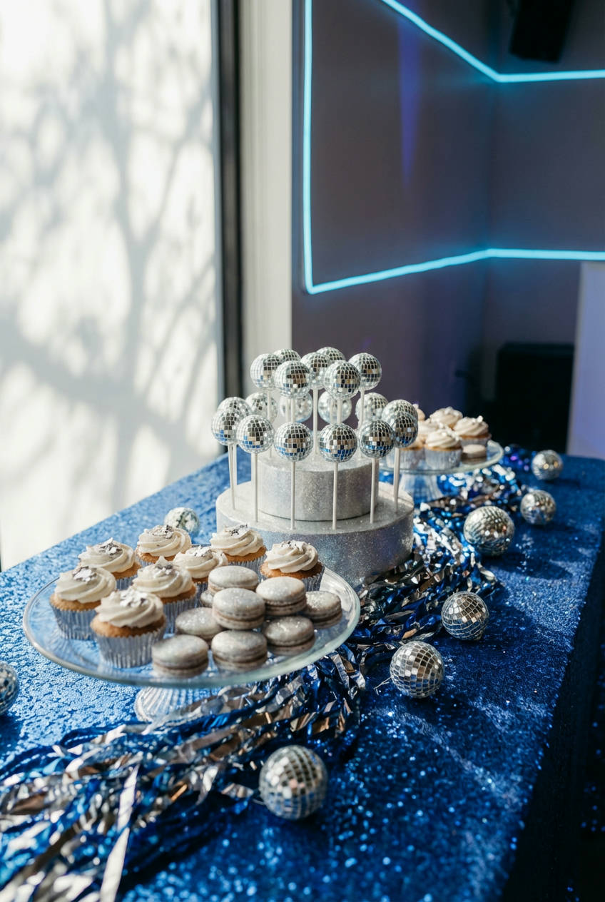 Shimmering Blue Disco Dreams