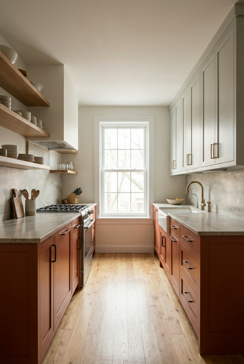 Rich Terracotta & Grey Blend