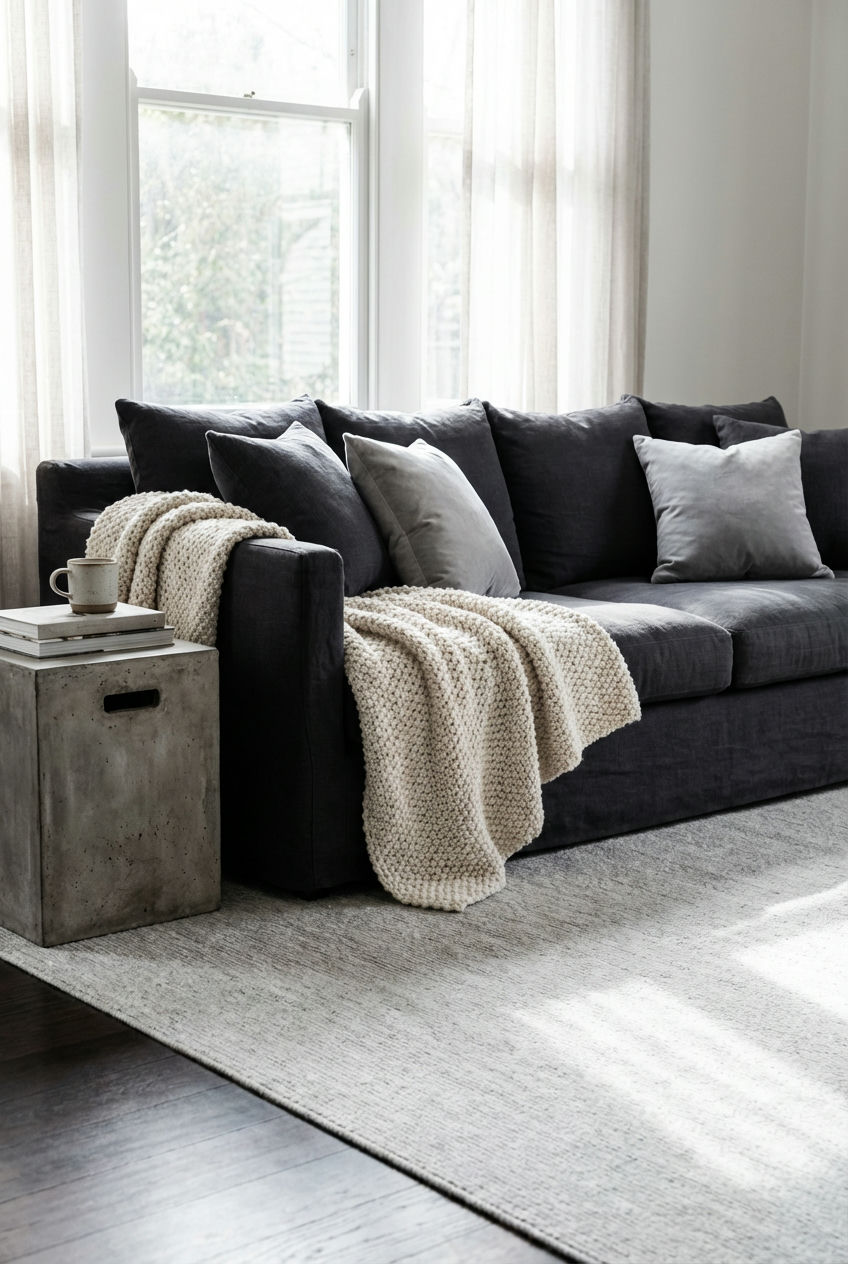 Plush and Textural Grey Tones
