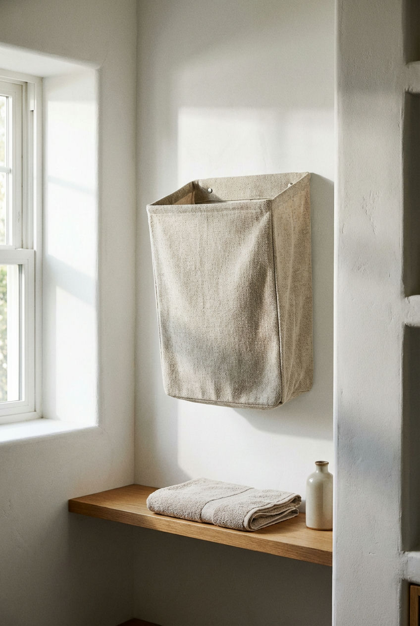 Wall-Mounted-Clothes-Hamper