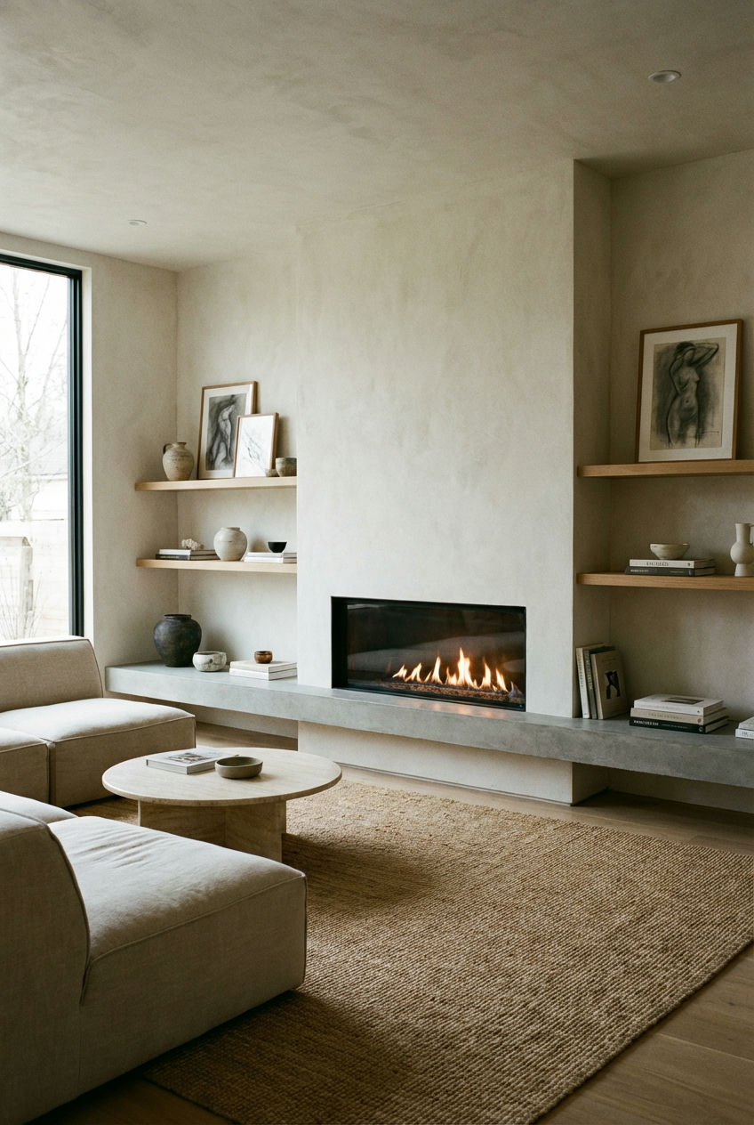 Floating Shelving & Fireplaces