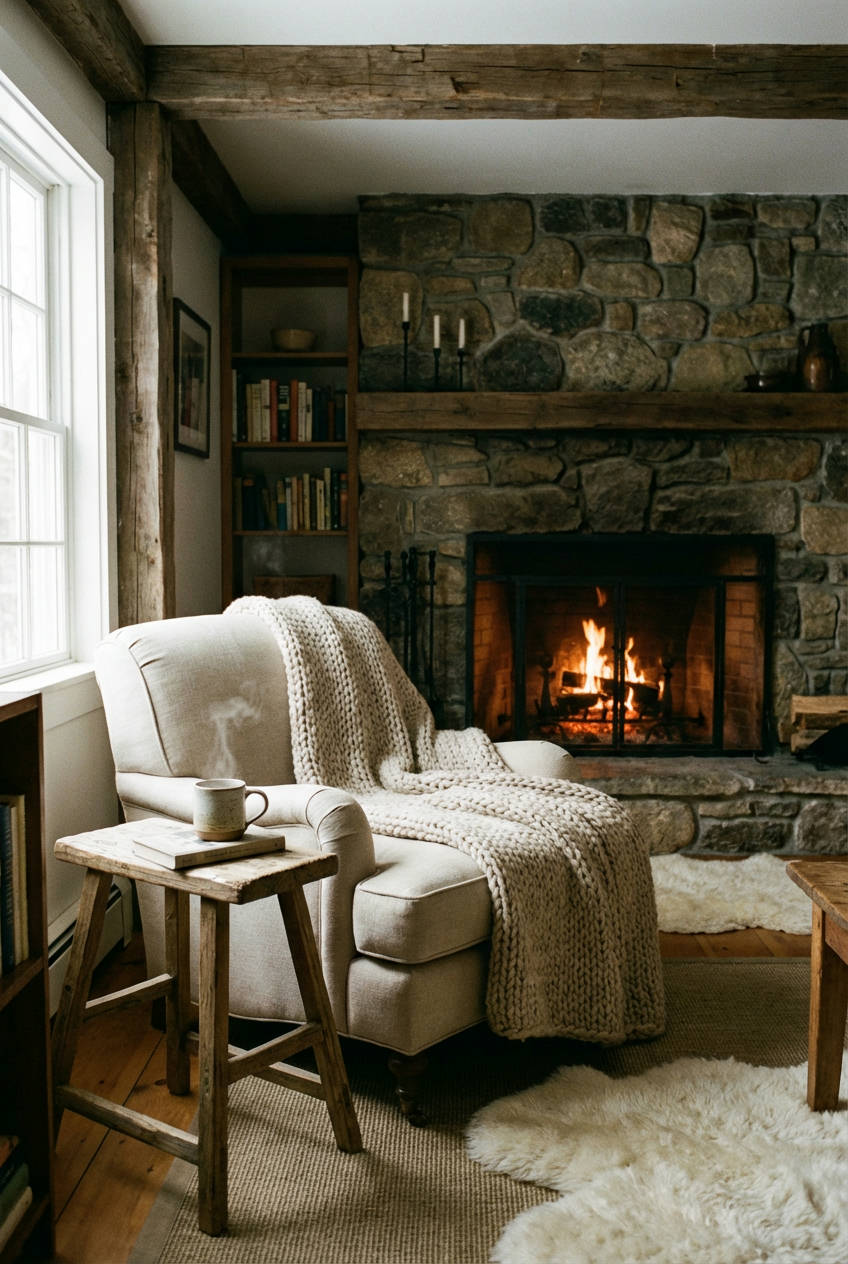 Cozy-Corner-with-a-Fireplace