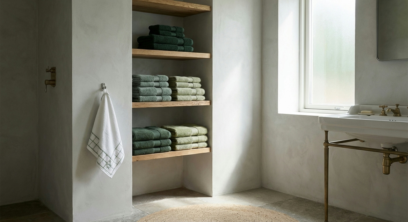 Green-Hued Towel & Linen Sets