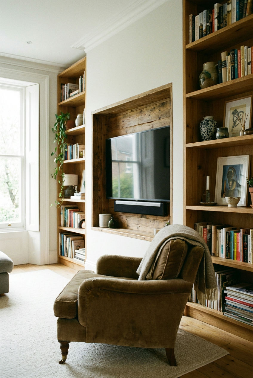 Bookshelf Alcove Integration