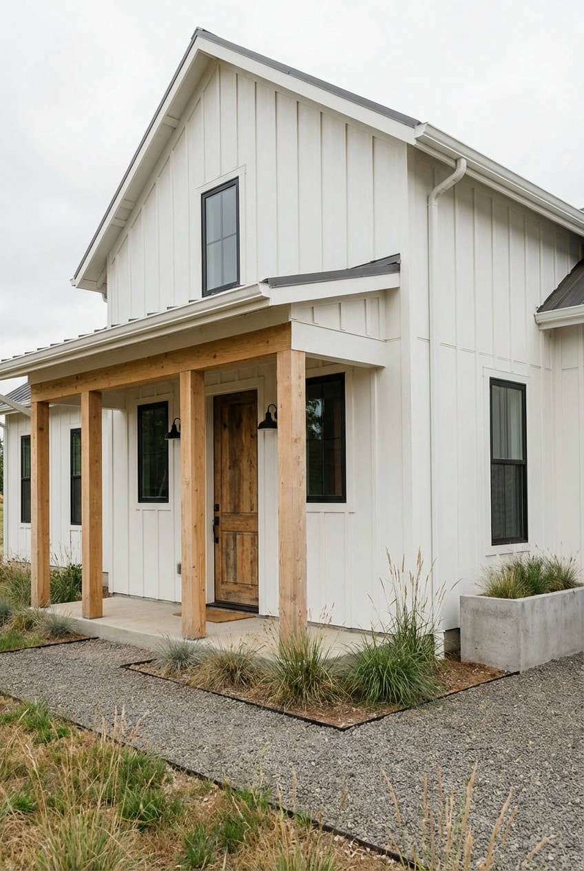Minimalist Farmhouse Exteriors