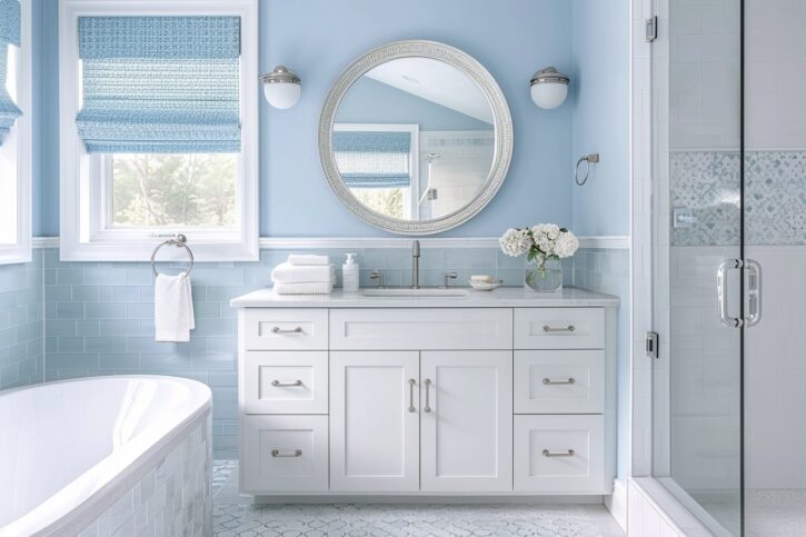 13 Light Blue Bathroom Interior Ideas For Your Inspiration! - My Decor Inspo