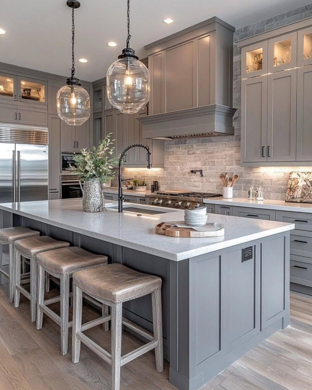 20 Gray Kitchen Ideas for 2026 That Replace Plain Neutral Cabinets With Layered Design