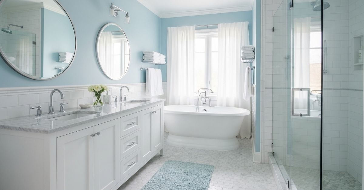 60+ Light Blue Bathroom Ideas That Make Small Spaces Feel Airy and Intentional