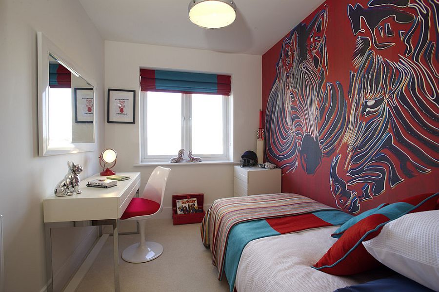 Fiery and Fascinating: 25 Kids' Bedrooms Wrapped in Shades of Red | Decoist