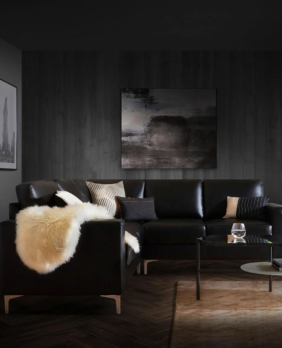 11 Black Living Room Ideas For Bold & Sophisticated Interiors | Furniture & Choice