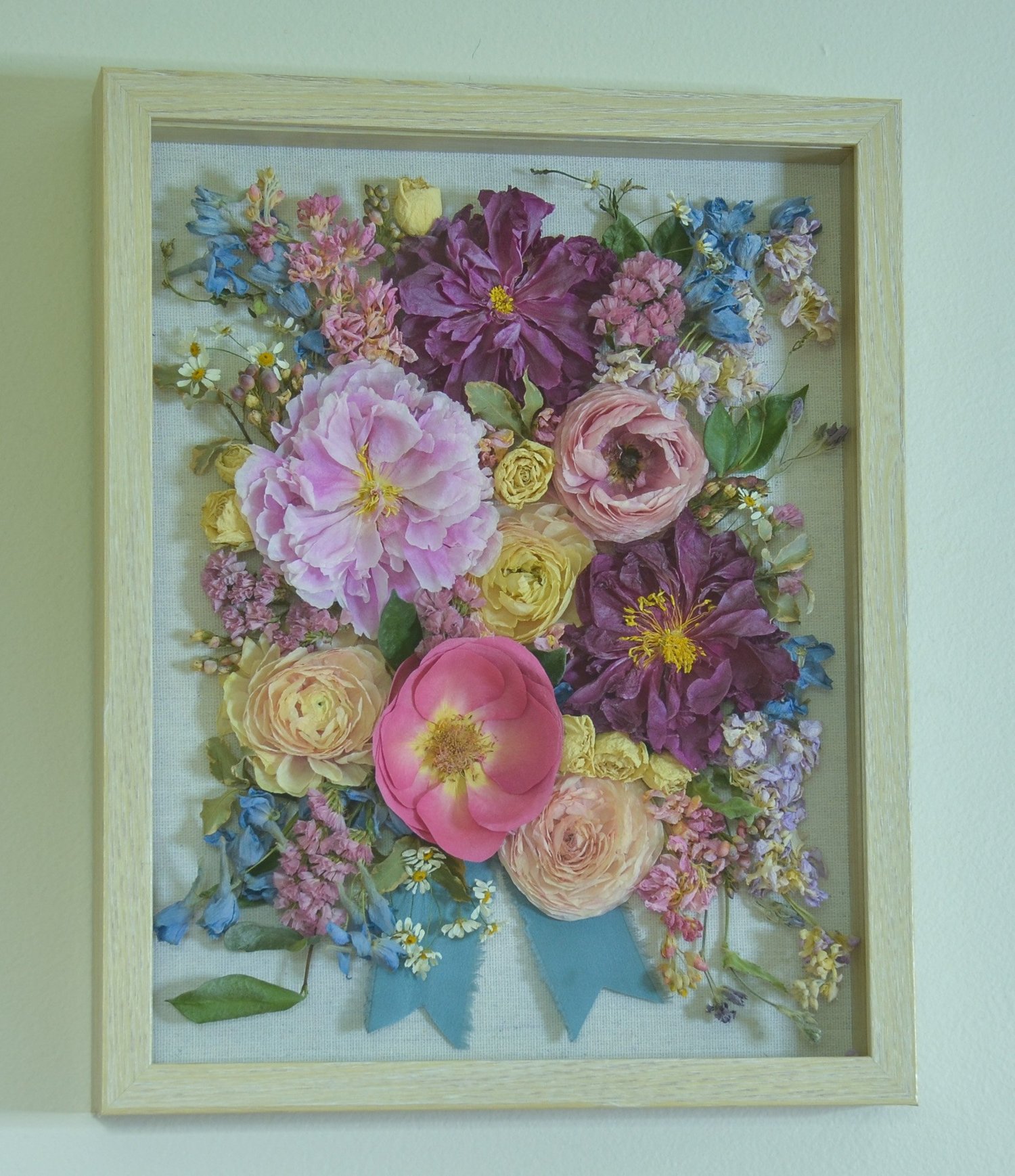 11x14 Shadowbox Frame | Wedding Flower Preservation — The Rambling Florist