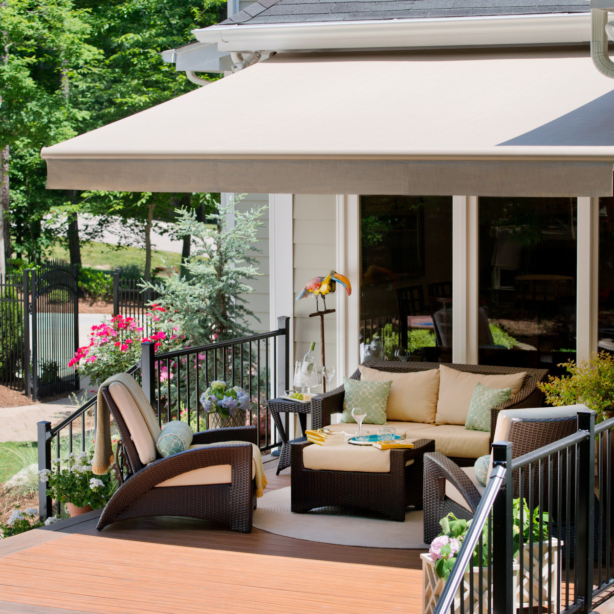 15+ Awning Ideas for Decks, Patios & Outdoor Seating | Humphrys Awnings